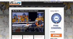 Desktop Screenshot of hockeyghiaccio.net