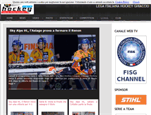 Tablet Screenshot of hockeyghiaccio.net